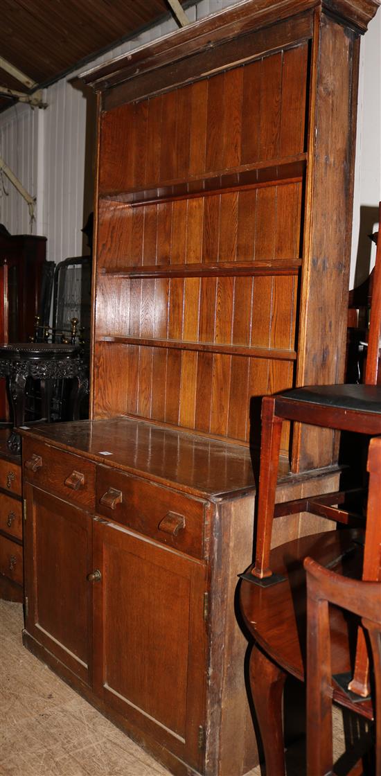 Oak Welsh dresser(-)